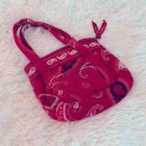 EUC Vera Bradley Mesa Red Bitty Betsy Purse -Retired Fall 2006